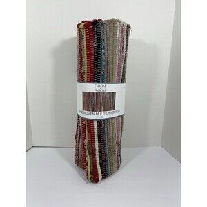 Room 2 Room Handwoven Multicolored Chindi Rug NIP